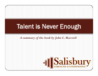 Talent Is Never Enough - John C. Maxwell .pdf